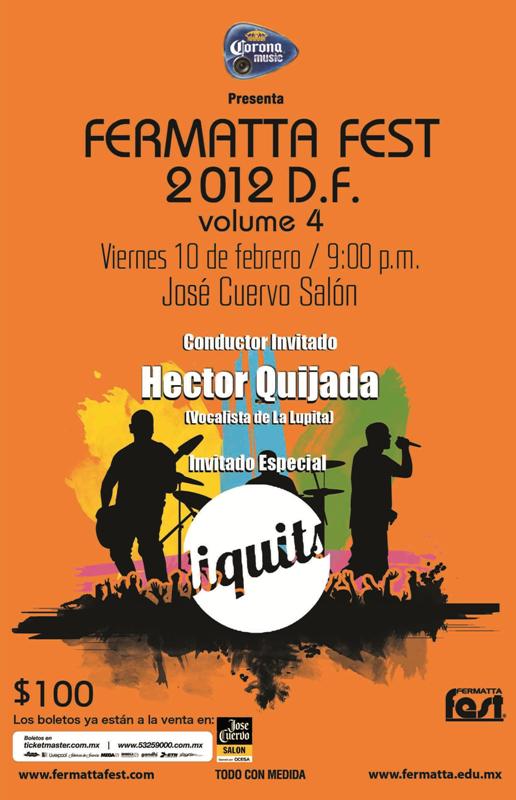 FERMATTA FEST10 de Febrero / Vive Cuervo Salón, 